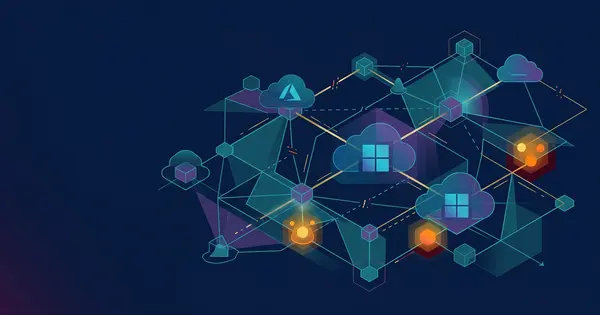Azure-Konsole mit markierten Fehlkonfigurationen und Sicherheitswarnungen